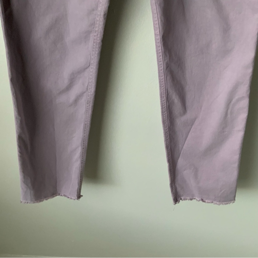 NILI LOTAN Jenna Pants Cropped Lavender Lilac Purple Size 6 - Picture 7 of 13